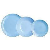 Luminarc Diwali Azul Vajilla Opal 18 Piezas - 6 Personas Azul