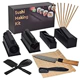 12pcs. utensilios para hacer sushi de forma fácil y divertida. Kit de moldes...