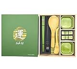 IMERO Sushi Kit_ Set de Sushi Japonés completo 10 Piezas: Estera de sushi de...