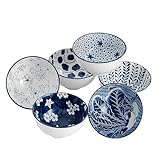 Swuut Cuencos de cerámica de estilo japonés, ensalada de 24 onzas, sopa, juego...