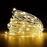 Jsdoin Cadena de Luces, Guirnalda Luces 5M 50 LED, Luces Navidad para Navidad,...